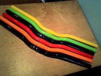 FAHRRAD LENKER RISER 25,4/25/580mm schwarz, blau, orange, rot, grün, gelb weiss