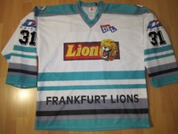 Frankfurt Lions Trikot Jersey Camiseta Palme DEL 95/96 #31 Seliger Eishockey XL