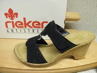rieker ®  SALE,  schwarz, NEU,  Plateaukeil, Top Preis,  66082-01 (R230)