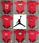 New! Nike Air Jordan Infant Baby Boys Red One Piece Bodysuit 6-9 Months