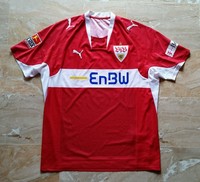 VfB Stuttgart Limitiertes Trikot Meister 07 rot Gr.XL Nr.6 Meira mit Zertifikat 