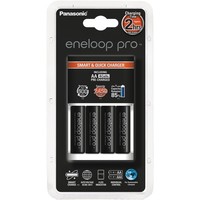 Panasonic Ladegerät Smart & Quick Charger BQ-CC16 inkl. 4x eneloop Pro AA Akku