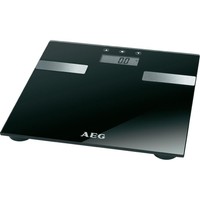 AEG PW Personenwaage 5644 FA Glas 7 in 1 Analyse Waage BMI LCD Display schwarz