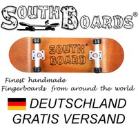 Komplett Holz Fingerskateboard OR/WS/SWZ  SOUTHBOARDS® Handmade Wood Fingerboard