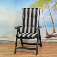 NEU Kettler Gartenstuhl in anthrazit mit Auflage Nizza Gartenmöbel Klappsessel