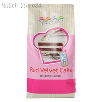 (8,90€/1kg) FunCakes Mix für Red Velvet Torte1kg Cake Backmischung 
