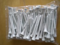 100 Bambus Tees PGA - ökologisch abbaubar