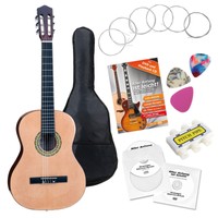 KONZERT GITARRE AKUSTIK GITARRE KLASSIK GITARRE GIGBAG TASCHE NOTEN DVD CD SET