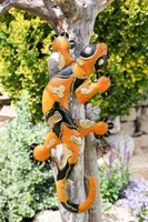 Gecko Eidechse Metall Tolle Deko für die Wohn- Haus Garagenwand Eyechatcher M10