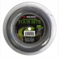 Solinco Tour Bite Silbergrau Tennissaite 12m (1,25mm) (NEU Rollenware)