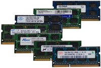 Hynix Micron Elpida Samsung u. a. RAM SO DIMM DDR3 PC3 2GB 8500S 204Pin 1066Mhz