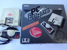 NEC PC Engine white Console set(TurboGrafx-16)/Console,pad,game,Boxed-V7-