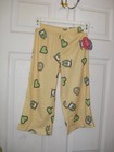 Life is Good girls sleep lounge pajama pants OWLS yellow XS 4