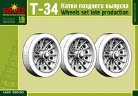 MSD 35030 - Wheels set for Soviet Tank T-34 (Late 1943) / Modellbausatz 1:35