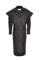 "Dysart" Oilskin Oil Skin Reitmantel Regenmantel Waxmantel Wachsmantel mit Kapuz