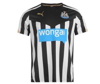 Puma Newcastle United Heim Home 2014 2015 Trikot Schwarz Weiß Neu mit Etikett