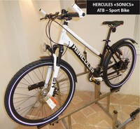 ATB-Sport Damen HERCULES Modell "SONICS" black & white Alu 24-Gang Shimano Deore