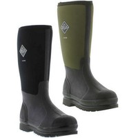 Muck Boots Chore Hi Wellies Mens Womens Black Green Wellington Boots
