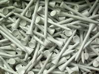 1000 Holztees 2 3/4" (7,0 cm) weiß ~ Holz-Tees ~ Hartholztees ~ Golf Tees ~ Tee