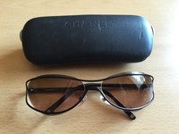 ♥️♥️ Original CHANEL Damen Sonnenbrille Braun