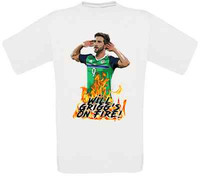Will Grigg Will Grigg's on Fire Will Griggs on Fire T-Shirt alle Größen NEU