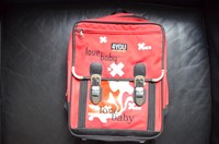 4YOU Schulranzen Rucksack rot love baby 
