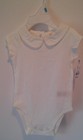 6 month white bodysuit with collar -OshKosh B'Gosh