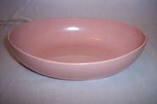 Vintage Pink Melamine/Melmac 9” Oval Vegetable Bowl
