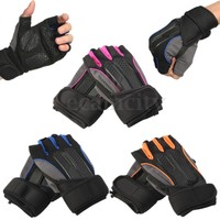 Trainingshandschuhe Gewichtheben Gym Fitness Bodybuilding Halb Handschuhe Handge