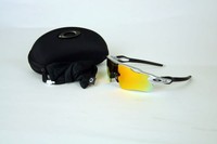 Oakley Radar EV Path Silver Fire Iridium OO9208-02 Brille Sport MTB Rennrad NEU