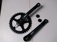 KURBEL - GARNITUR / Kettenradgarnitur / Kurbelgarnitur mit 38 ZÄHNE für Fahrrad