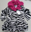 MACK & CO Coat JACKET Fleece ZEBRA Black WHITE Pink SIZES 2T and 4T NEW w/TAG