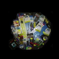 Angelzubehör Set - Wert über 40,00 Euro ( Angelsport ) Spinner, Haken .....???