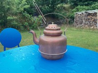 Alter Kupferkessel, Carl Keijser & Co. Västerås, Sweden, 2 Liter, Art Déco Kanne