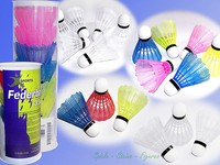 Federbälle, Badminton Bälle, Freizeit Sport u. Spiel Gerät, Federball Feder Ball