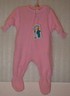Baby Fleece Blanket Sleeper Pink LS NWT 3-6 Months