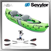 Sevylor Tahiti Kajak Set Pro 2er mit 2 Paddel, Pumpe + Zubehör