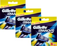 24 Gillette Mach3 Rasierklingen / Klingen Mach 3 NEU & ORIGINAL