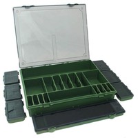 8tlg XL System Tacklebox Bit Box Stiff Rig Board Tackle Vorfach Wallet Carp 
