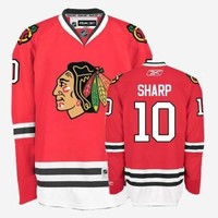 NHL Chicago Blackhawks Patrick Sharp Premier Eis Hockey Shirt Jersey