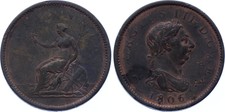 Coin (2209) Great Britain 1 Penny 1806 Km# 663 George Iii (4th Issue)
