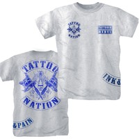 AC/AB angels LA Ink oldschool mc 1% Harley Tattoo Chopper rockabilly S-XXXL