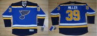 NHL Eishockey Premier Trikot/Jersey ST. LOUIS BLUES Ryan Miller #39 blau