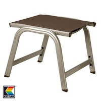 Hocker Fußhocker Kettler Basic Plus Gartenmöbel aus Aluminium und Outdoorgewebe