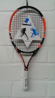 TecnoPro Kinder Tennisschläger Bash 23 (187100-903) orange-schwarz Top Schläger!