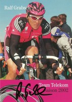 Ralf Grabsch - Radsport - Team Telekom - Autogrammkarte 