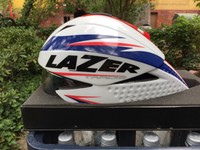 Lazer Tardiz Zeitfahrhelm / Triathlonhelm, Grösse L (58-61 cm) mit Visier