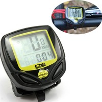 Kabellos LCD Fahrradcomputer Fahrradtacho Tachometer Kilometerzähler Tacho