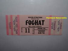 Foghat Unused Mint Concert Ticket 1978 Fresno Selland Arena Rare Savoy Brown