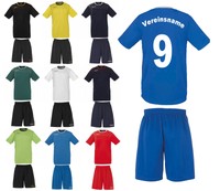 10er Uhlsport Team Kit Trikotsatz Set Gr.: S-2XL inkl. Rückenflock Verein + NR